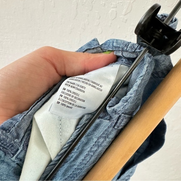 American Eagle Shorts Lyocell High Rise Button Front Fly Lightweight Size 0 - Picture 5 of 9